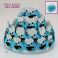 Tarta Alfiler con Broche The King Cookies (48 unidades)
