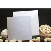 Invitaci&oacute;n boda mariposa plata