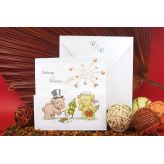 Invitaci&oacute;n boda osos amorosos